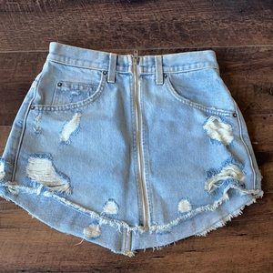 Carmar Denim Mini Skirt